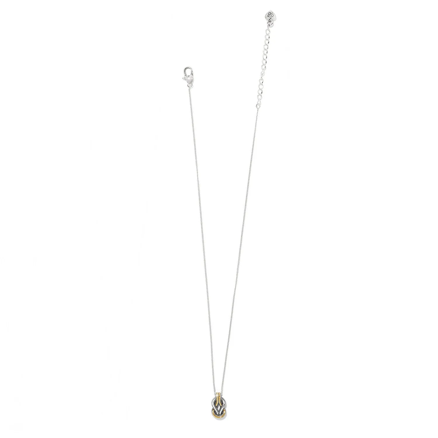 Brighton Interlok Harmony Two Tone Petite Necklace