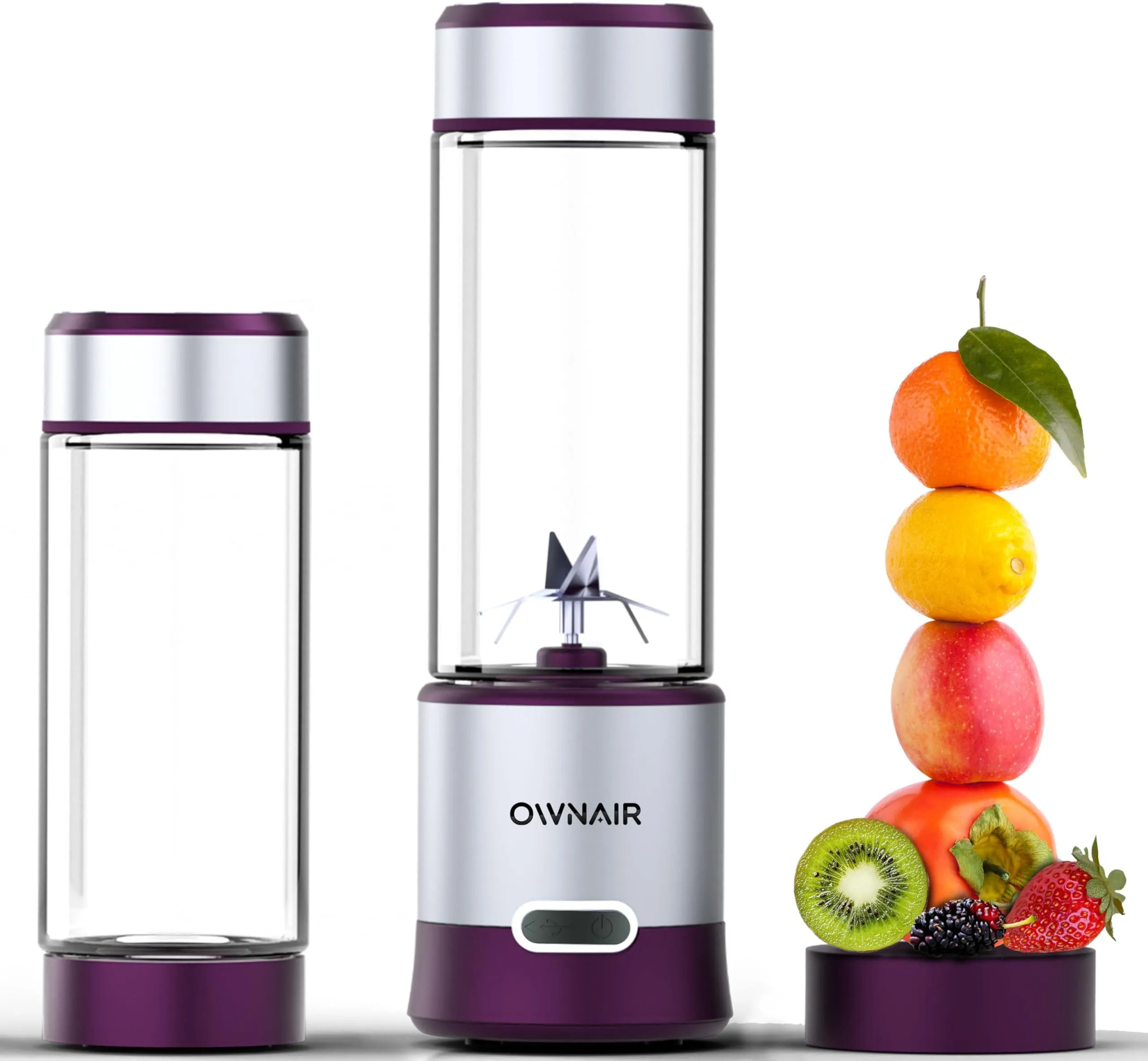 Buy Ownair Portable Blender/Juicer | Type-C Fast Charging | Purple Food Mixtures