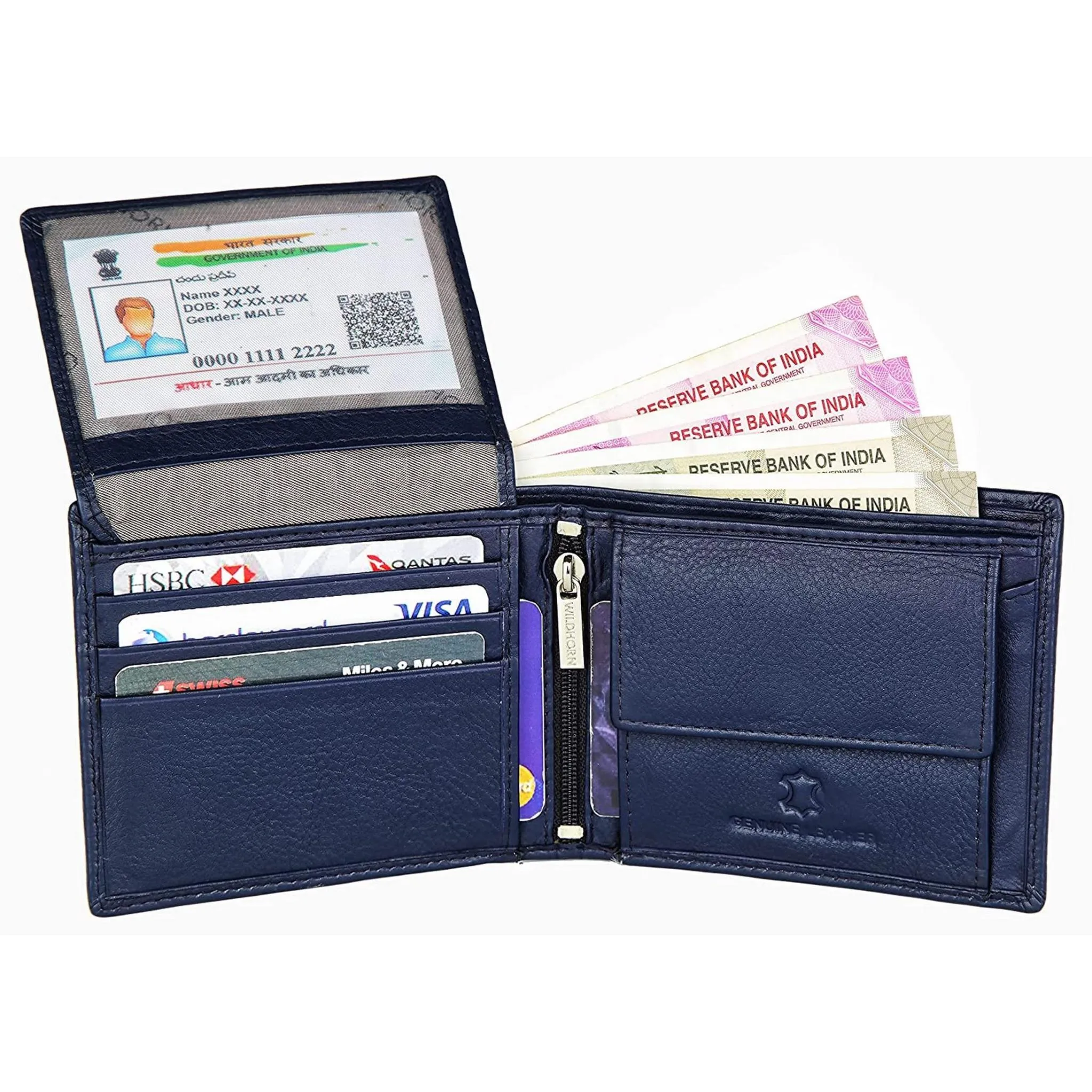 CAESAR RFID Protected Leather Wallet for Men