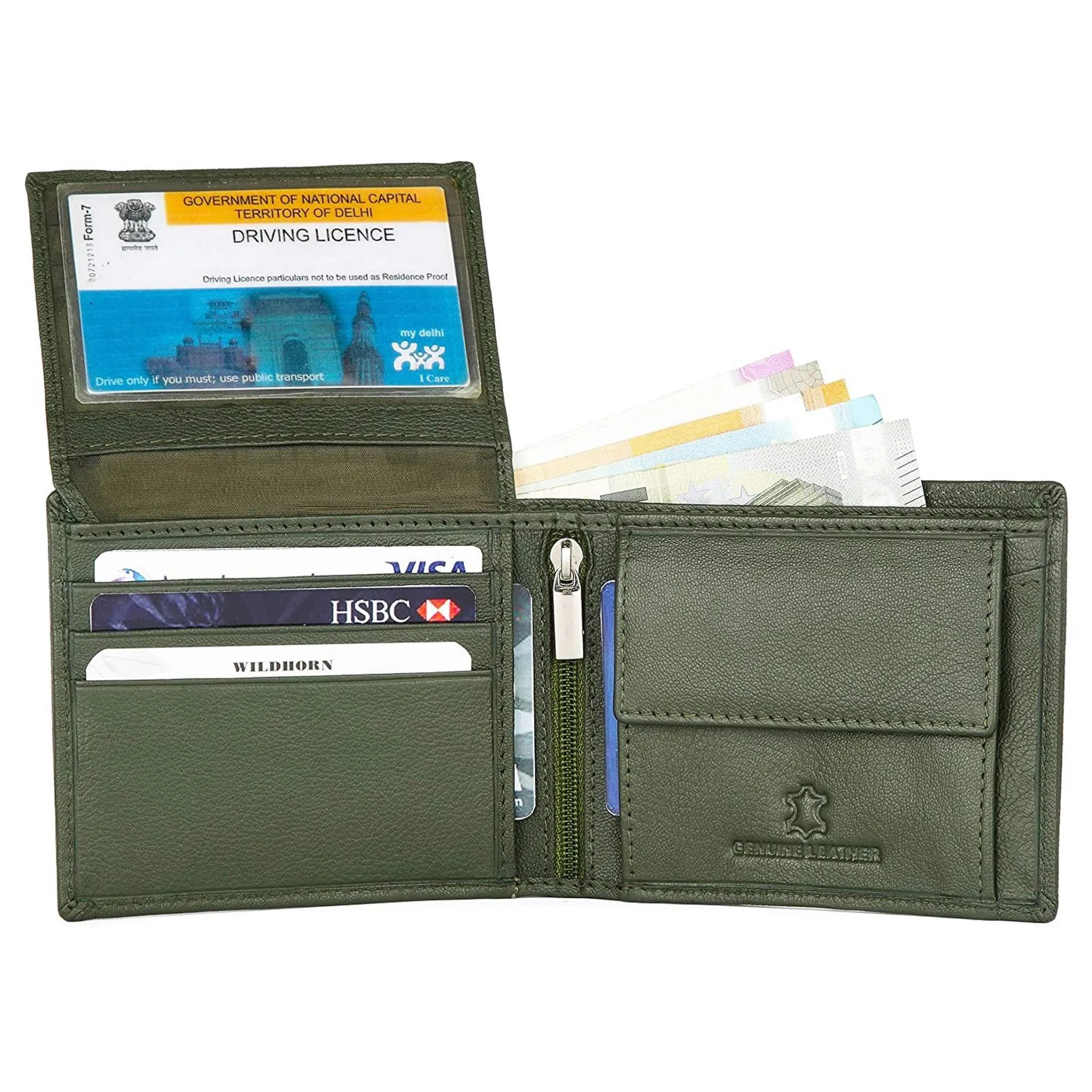 CAESAR RFID Protected Leather Wallet for Men