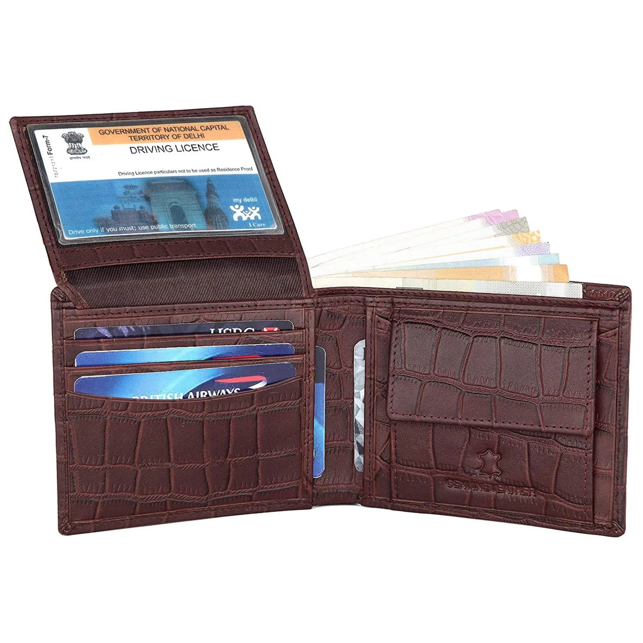 CAESAR RFID Protected Leather Wallet for Men