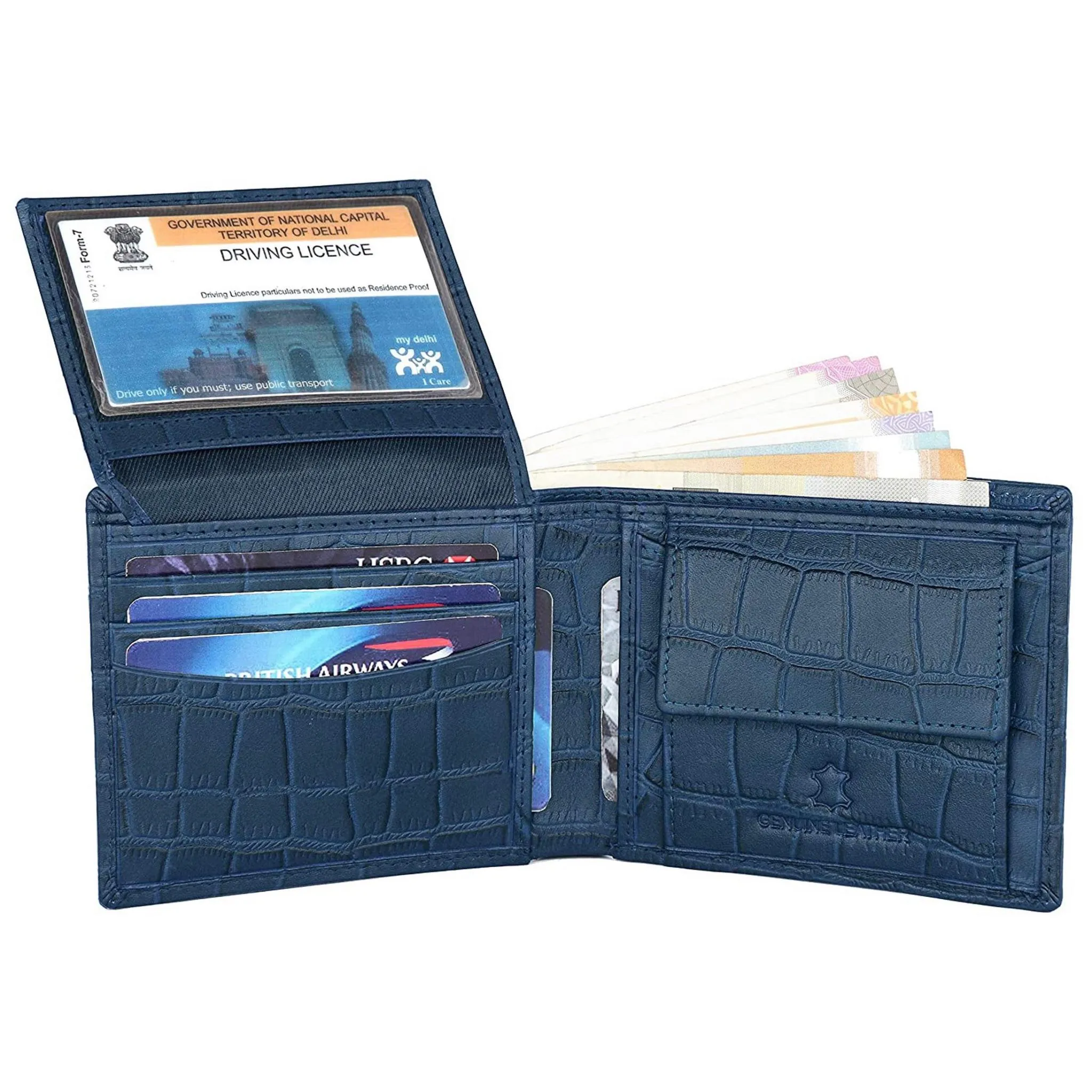 CAESAR RFID Protected Leather Wallet for Men