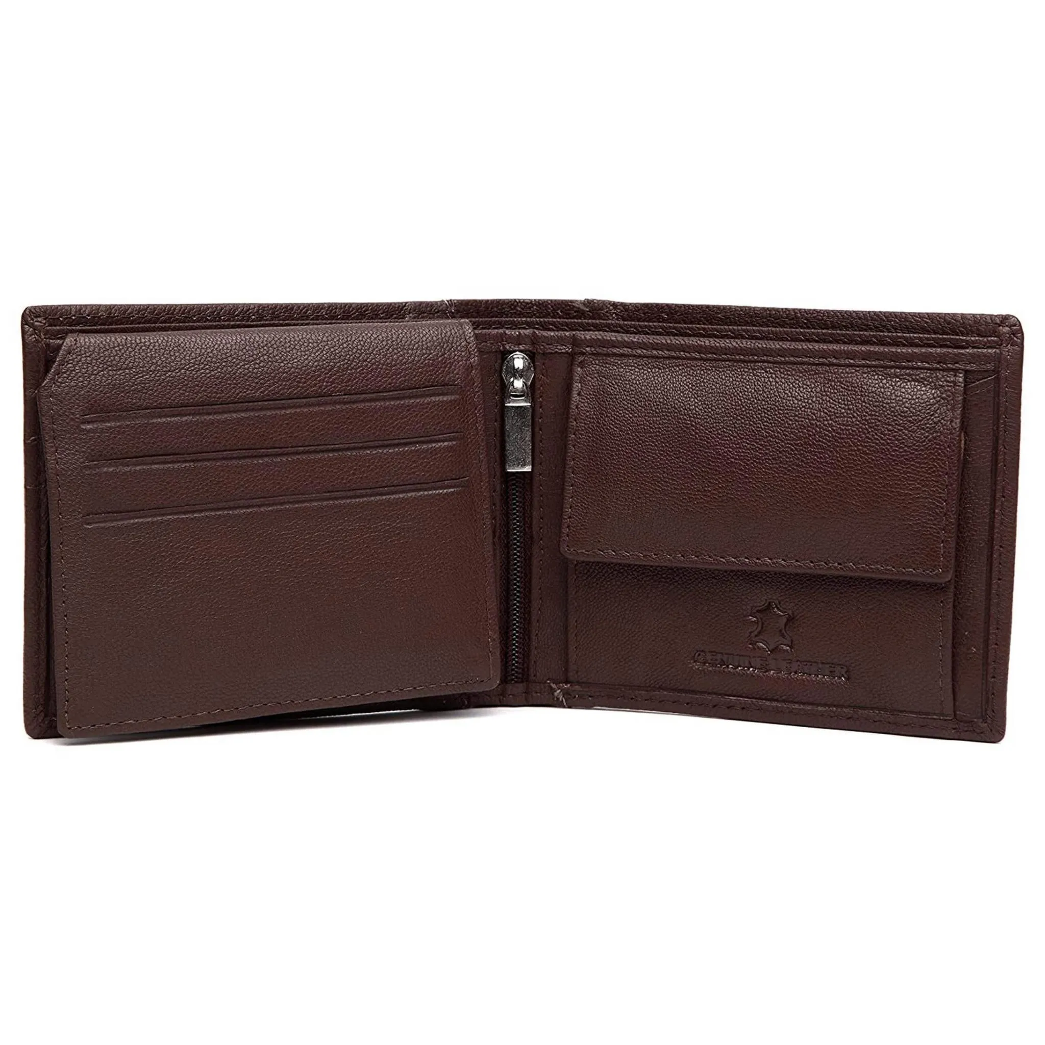 CAESAR RFID Protected Leather Wallet for Men