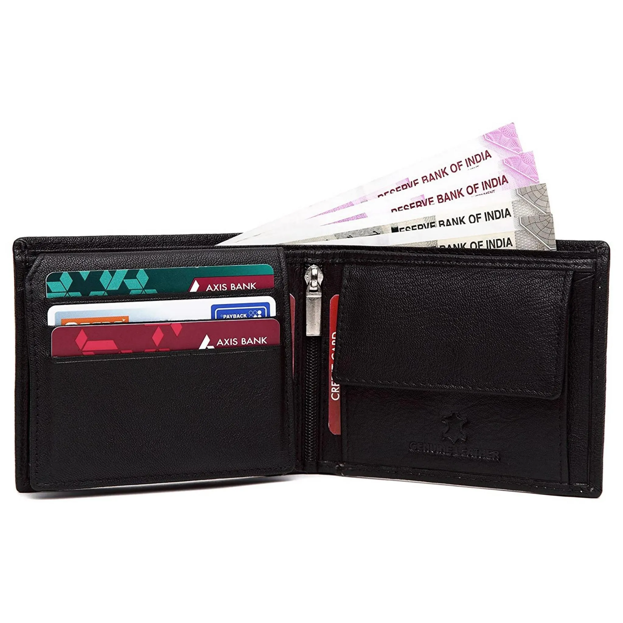 CAESAR RFID Protected Leather Wallet for Men