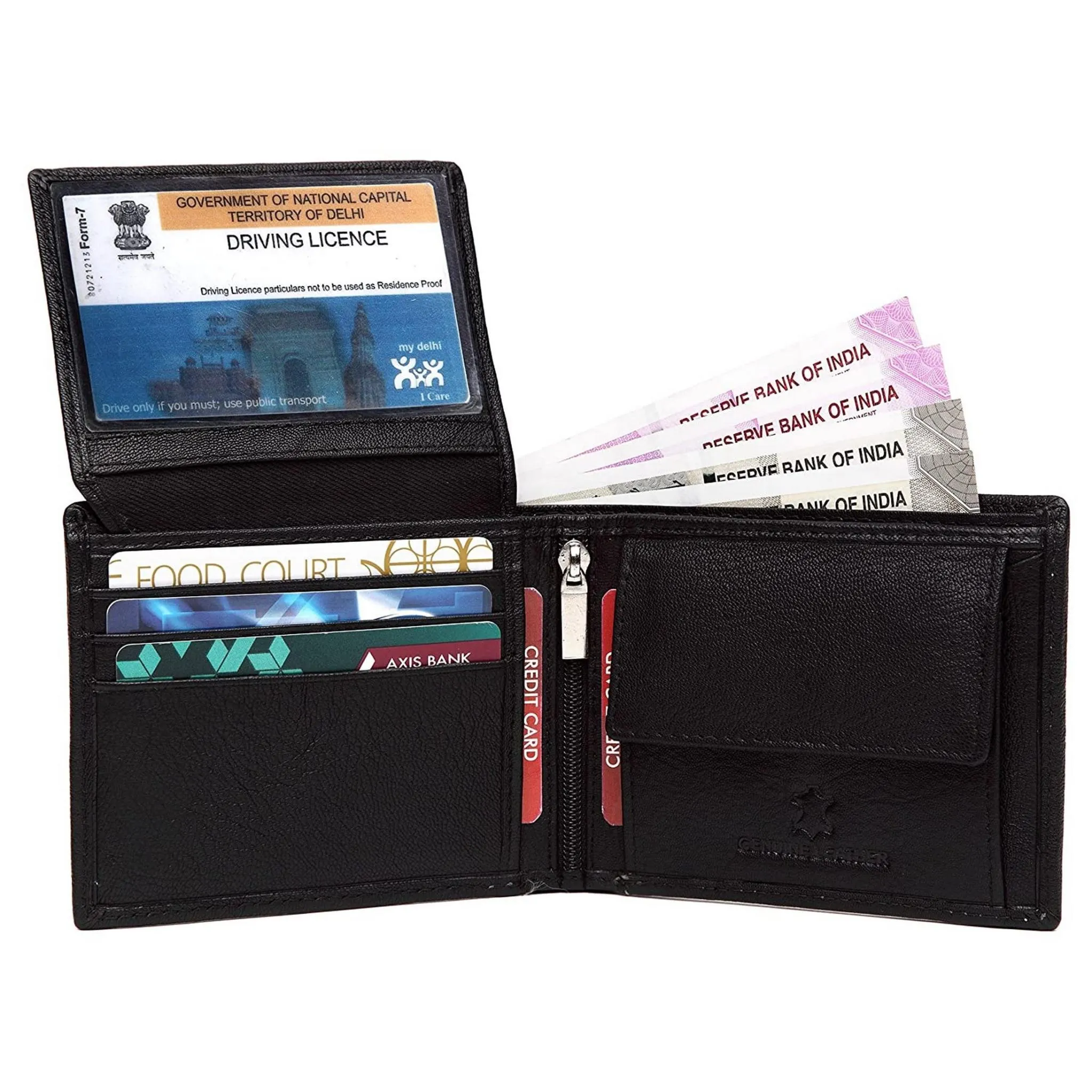 CAESAR RFID Protected Leather Wallet for Men