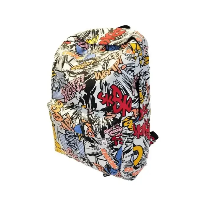 Cartoon Pop Art Graffiti Letter Backpack