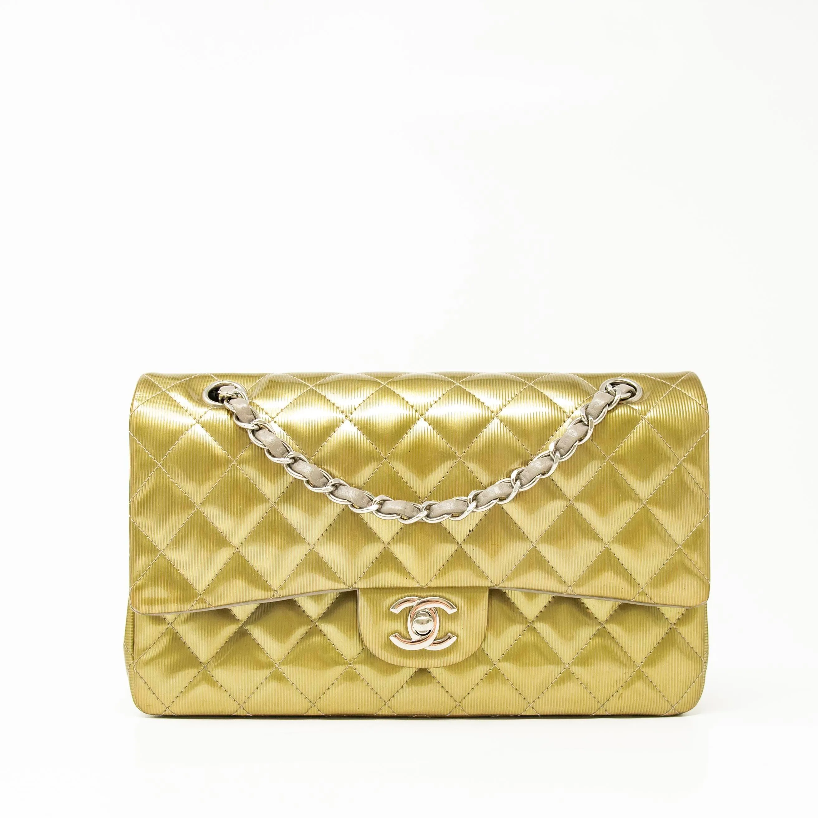 Chanel Gold Medium Classic Flap