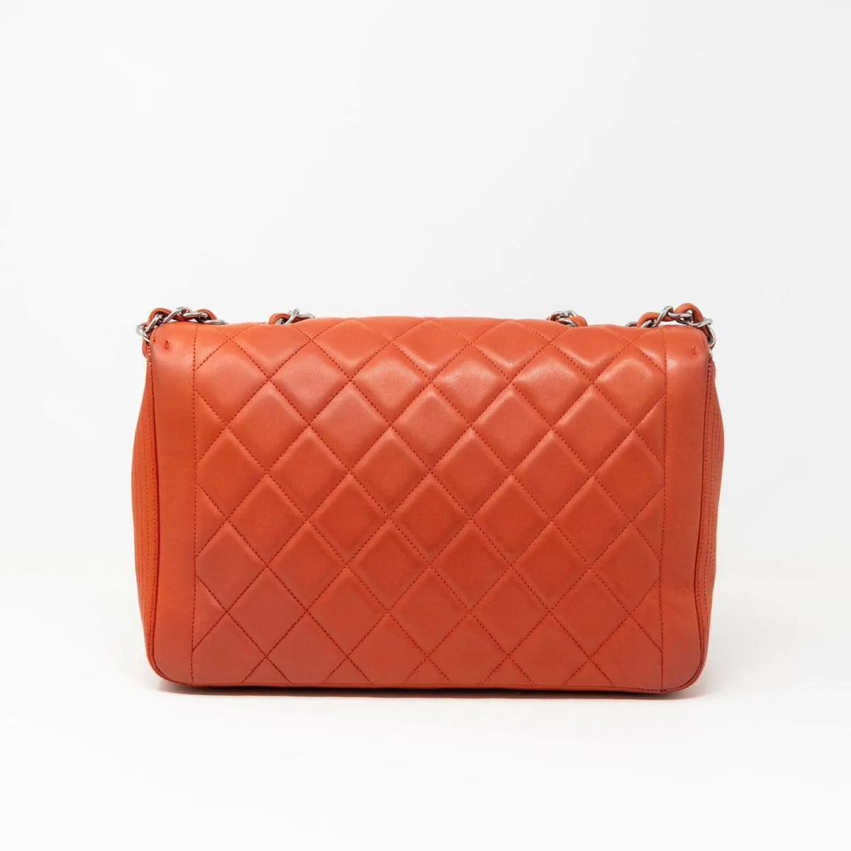 Chanel Red Large Coco Rider Flap