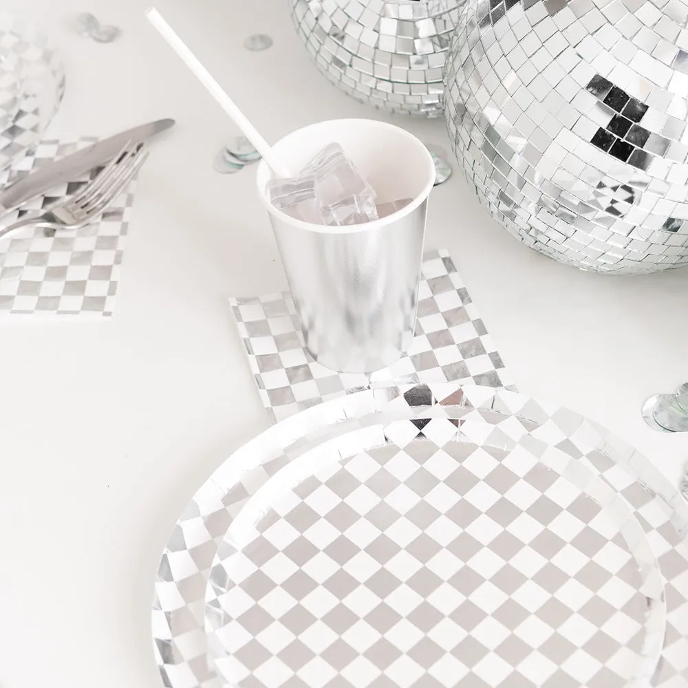 Check It! Dazzling Diamond Dinner Plates