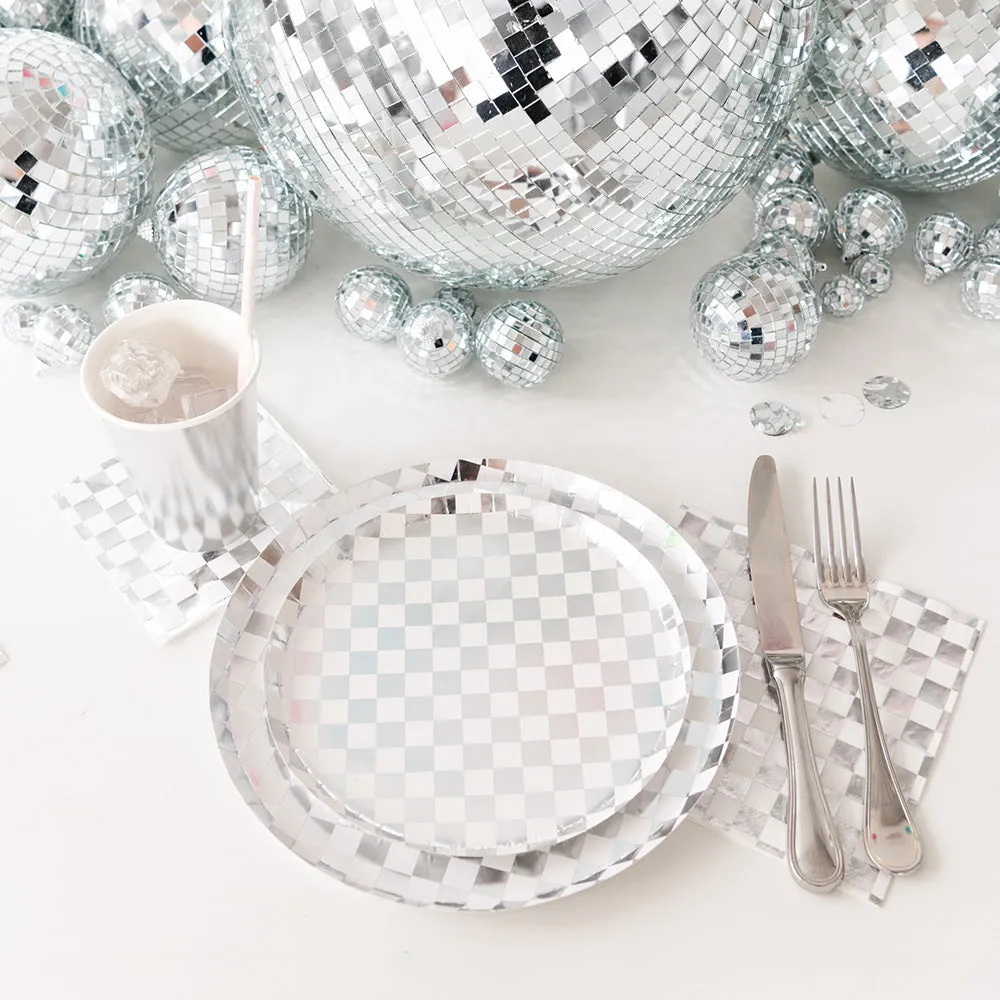 Check It! Dazzling Diamond Dinner Plates