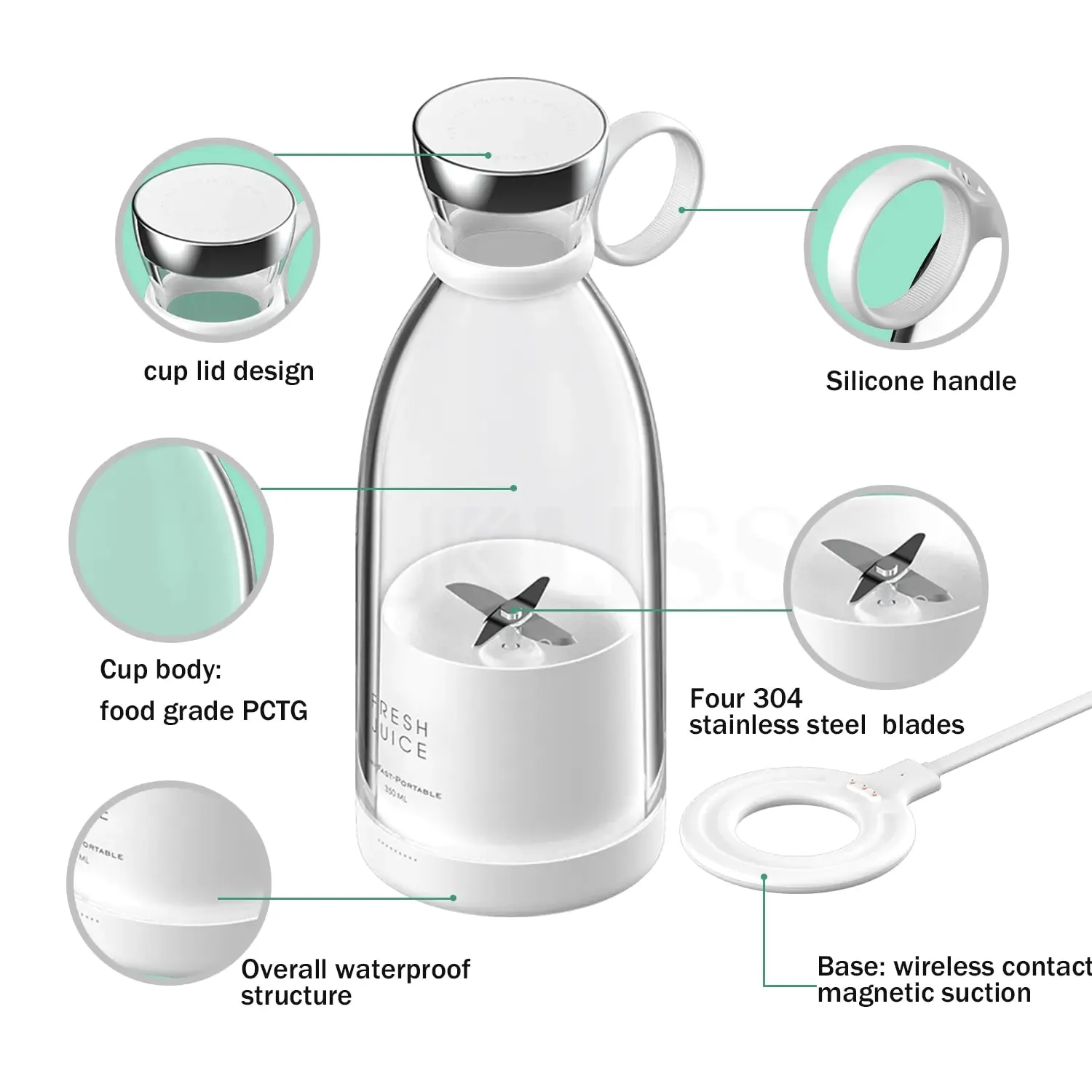 Compact Juice Extractor For Versatile Food Preparation