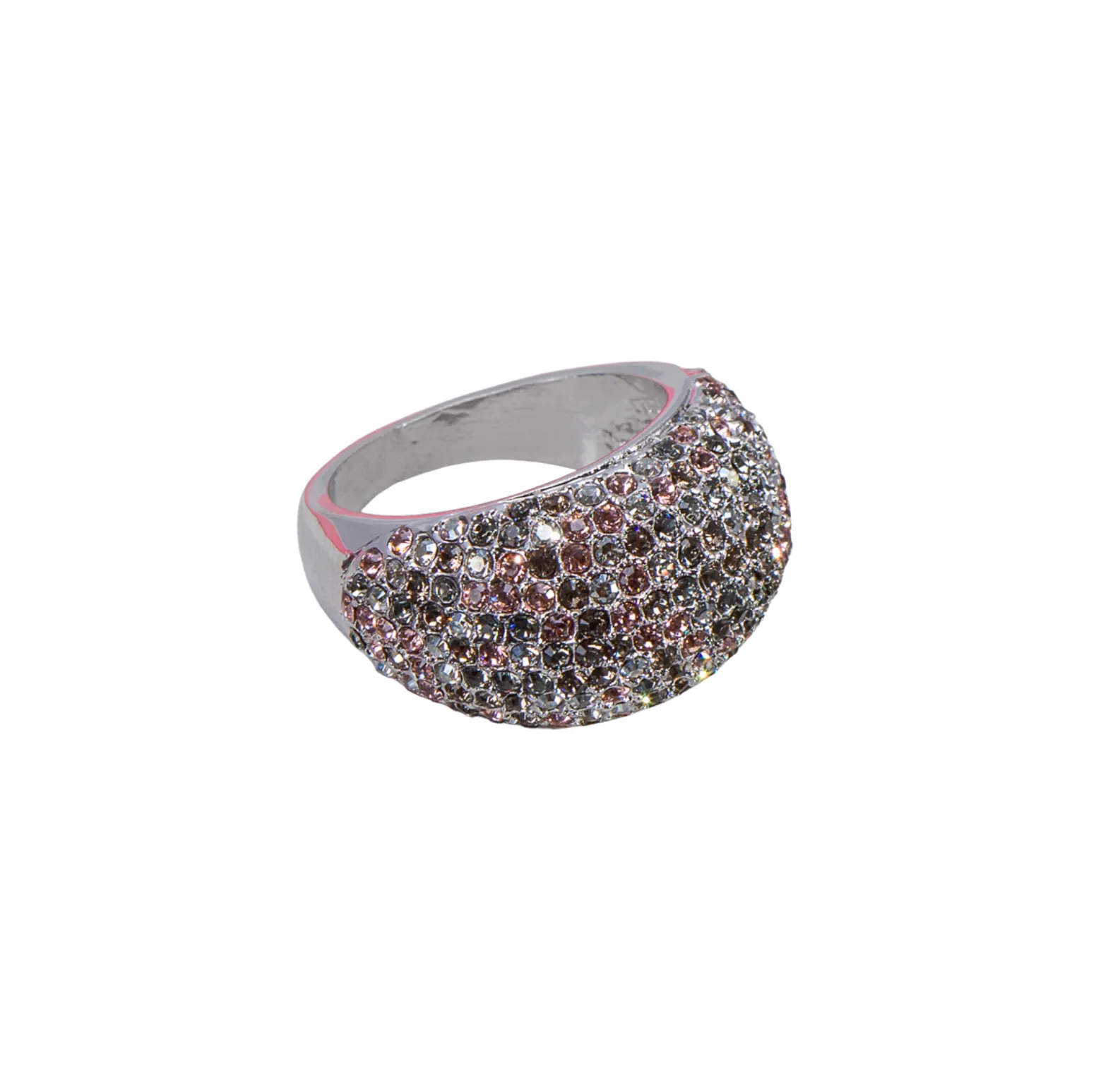 Crystal Pave Dome Statement Ring