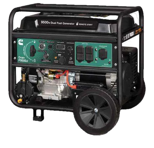 Cummins Onan P9500DF 7500W/9500W A058U967 Portable Dual Fuel Remote Start Generator New