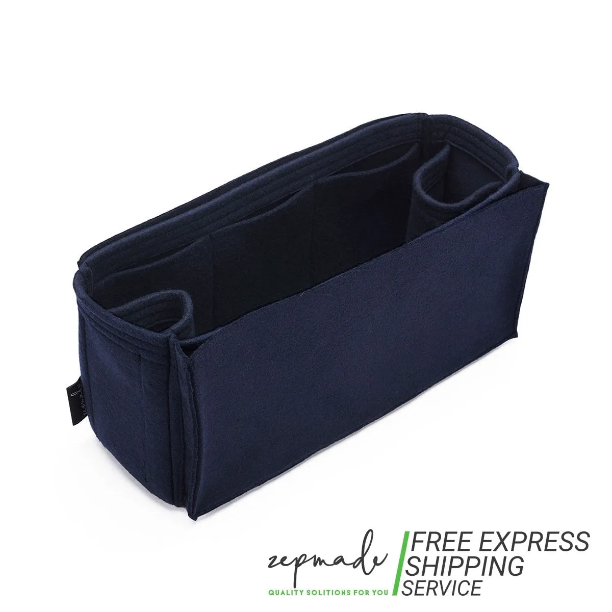 Custom Size Bag Organizer with Laptop Compartment and Double Bottle Holders