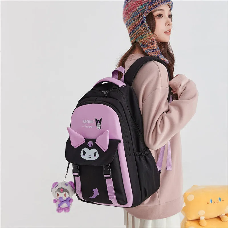 Cute Schoolbag Female New Cartoon Junior and Middle School Students Primary School Student Backpack Good-looking Youth College Style Backpack