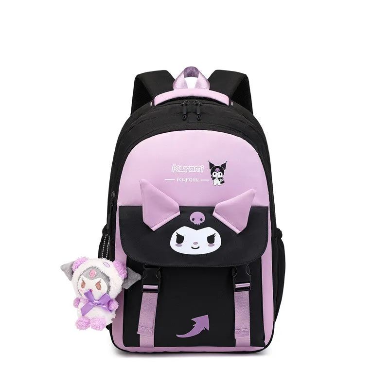 Cute Schoolbag Female New Cartoon Junior and Middle School Students Primary School Student Backpack Good-looking Youth College Style Backpack