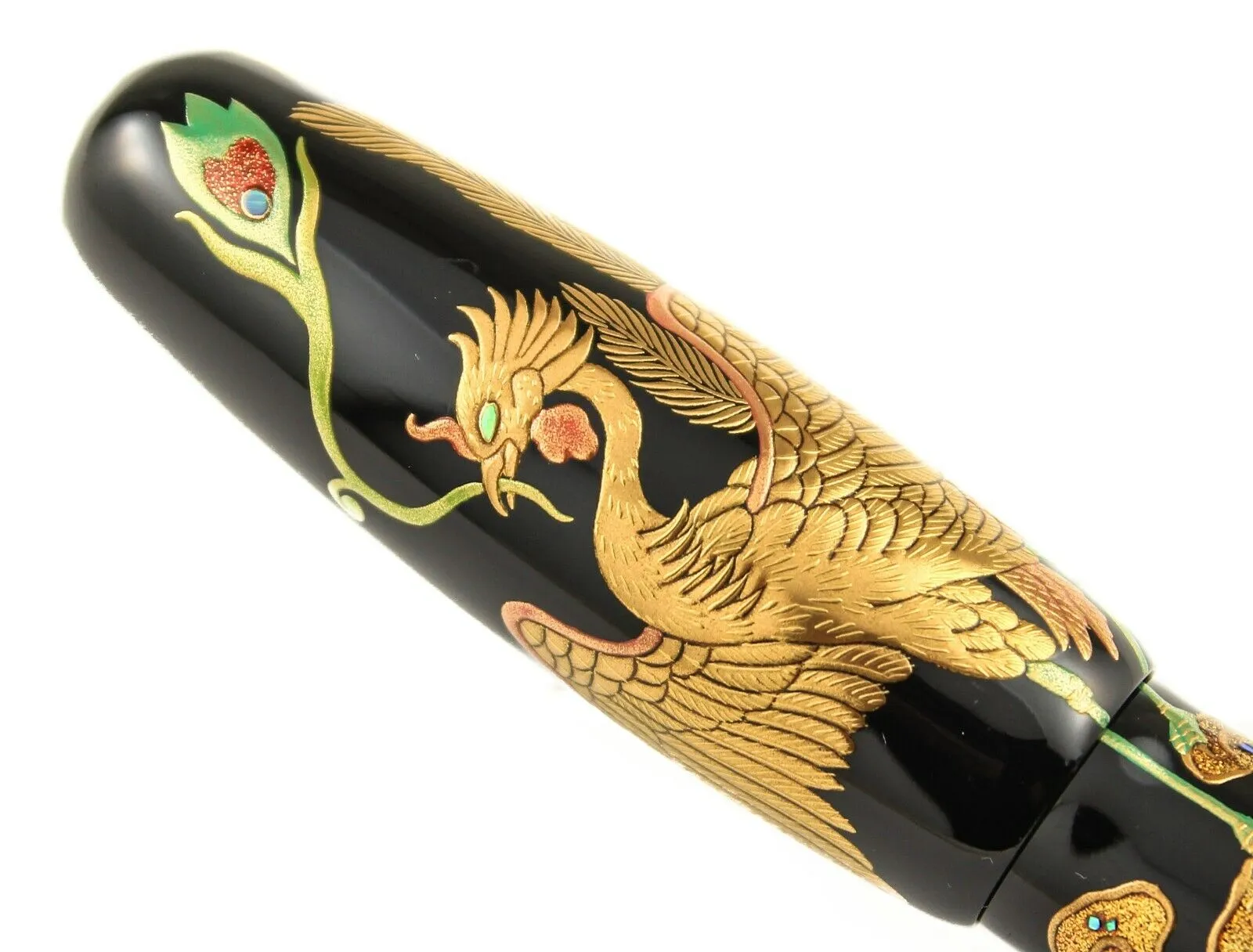 DANITRIO F-7 Hohoh Phoenix Maki-e Fountain Pen | Broad Nib