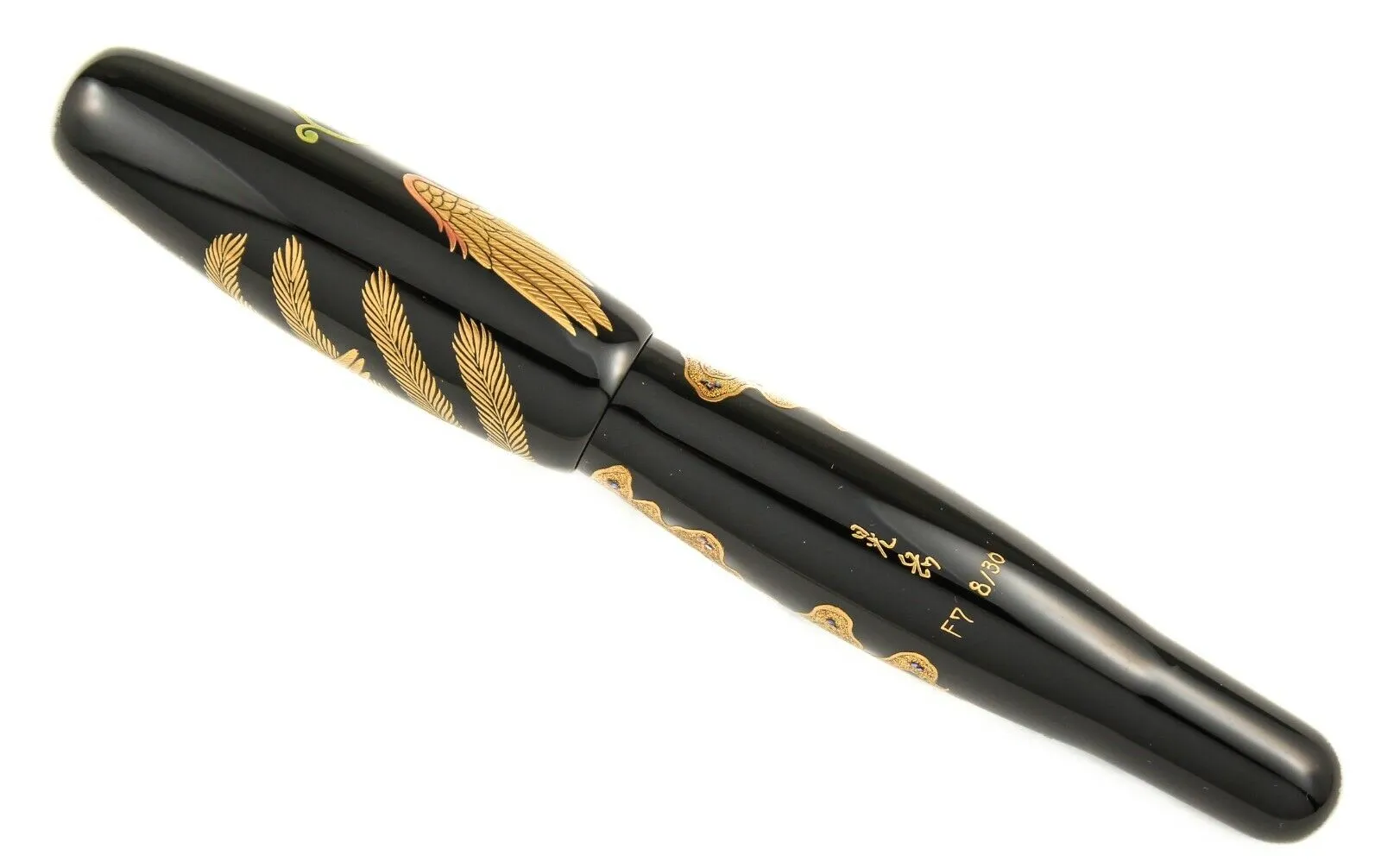 DANITRIO F-7 Hohoh Phoenix Maki-e Fountain Pen | Broad Nib