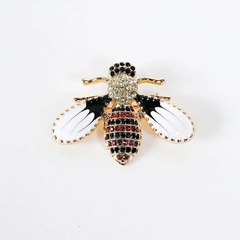 Dazzling Accent Brooch