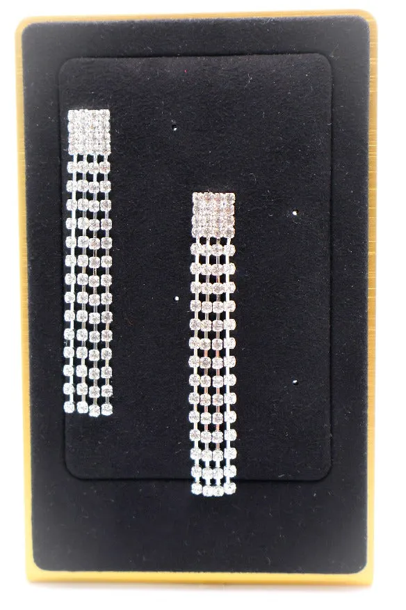 Dazzling Cascade Diamond Earrings