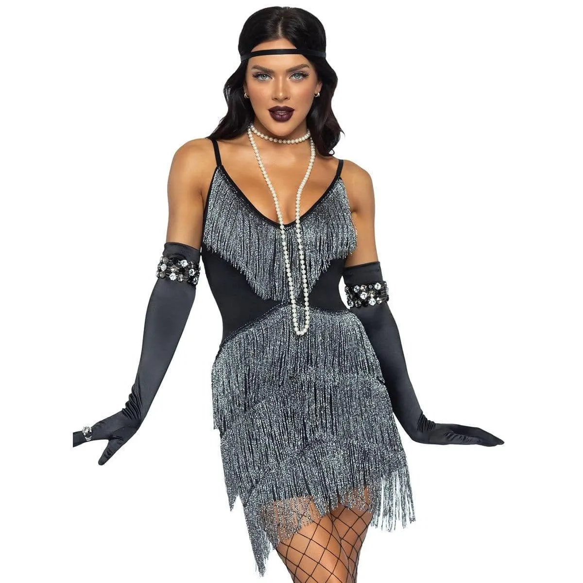 Dazzling Flapper Costume for Adults