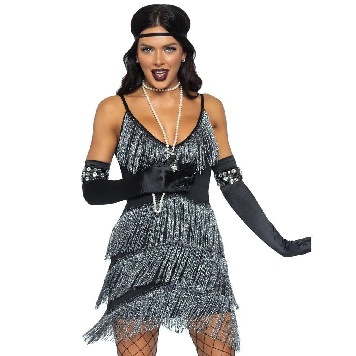 Dazzling Flapper Costume for Adults