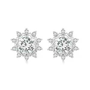 Dazzling Ideal Cut Lab Created Diamond Earrings