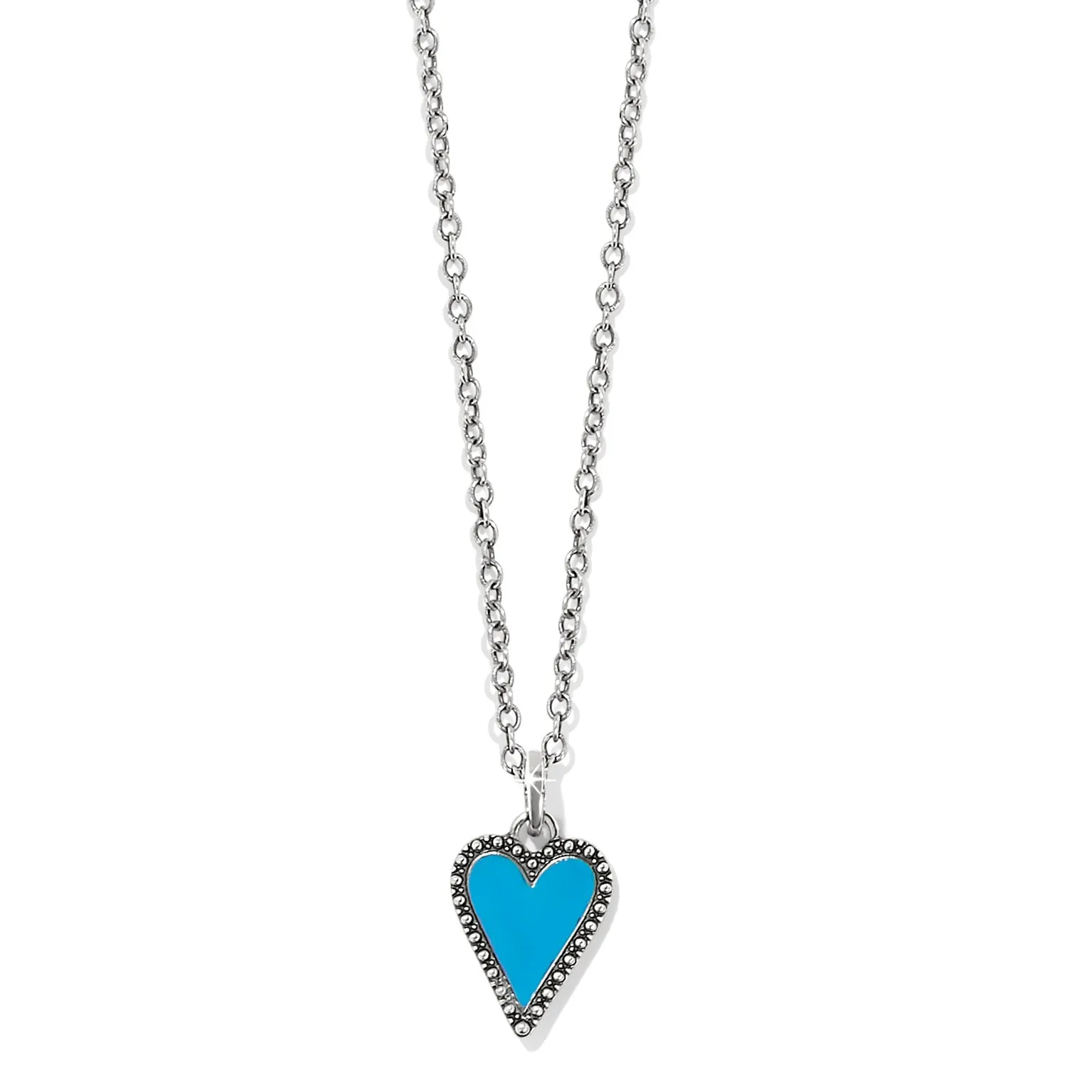 Dazzling Love Petite Necklace Teal