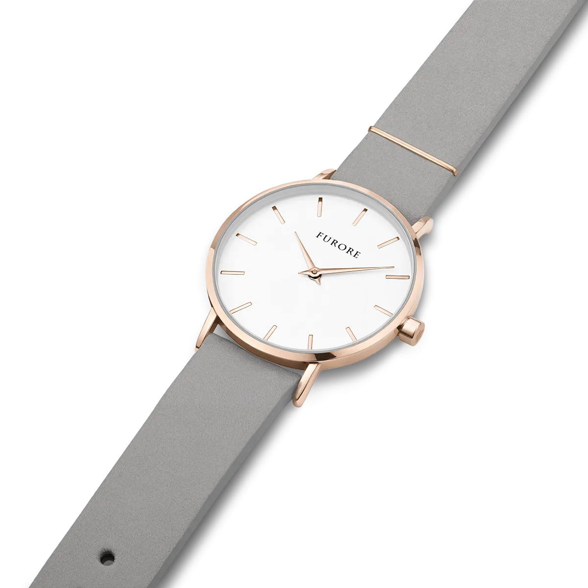 Dazzling Nature Watch Rosegold And Light Grey Colour