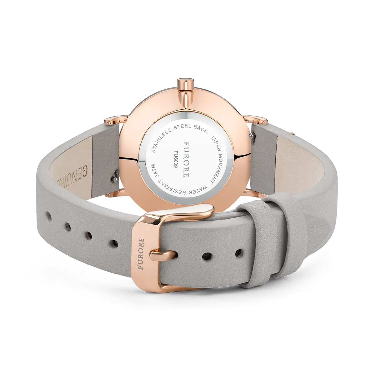 Dazzling Nature Watch Rosegold And Light Grey Colour