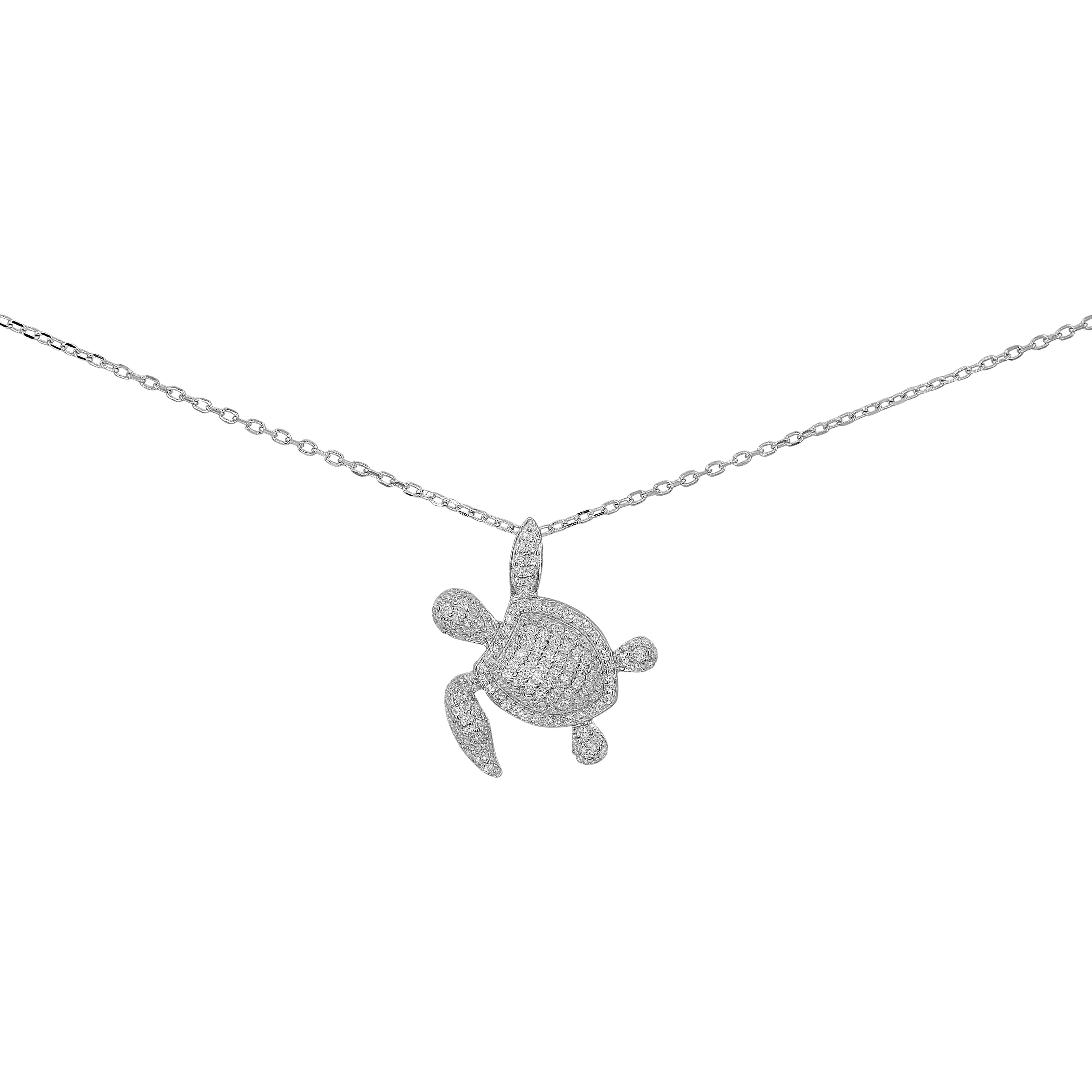 Dazzling Turtle Necklace