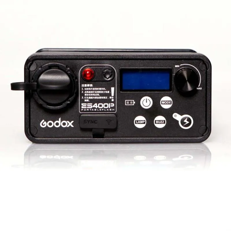 {DISCONTINUED} Godox XEnergizer ES400P 400W Portable Flash Strobe Light with Battery Pack