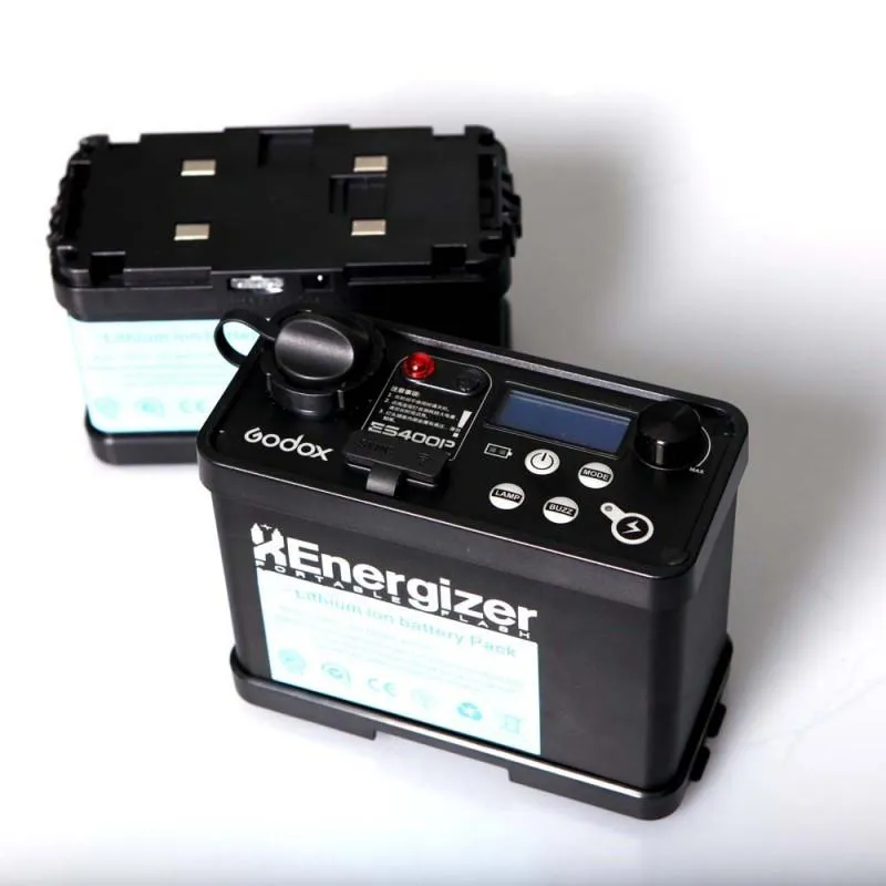 {DISCONTINUED} Godox XEnergizer ES400P 400W Portable Flash Strobe Light with Battery Pack