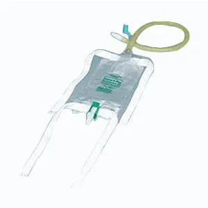 Dispoz-a-Bag Leg Bag with Flip-Flo Valve and Fabric Straps, 19 oz.