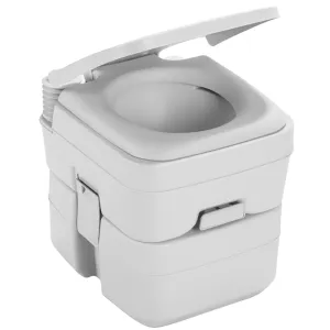 Dometic 965 MSD Portable Toilet w/Mounting Brackets - 5 Gallon - Platinum