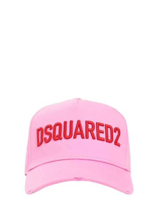 Dsquared2   Technicolor embroidered baseball cap 