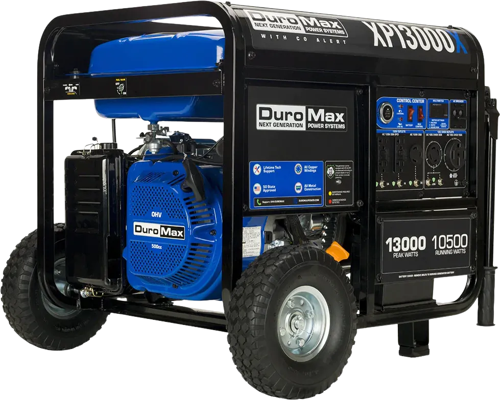 DuroMax XP13000X 10500W/13000W Gas Generator with Electric Start and CO Alert New