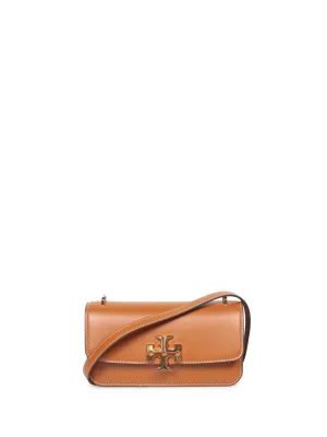 Eleanor Leather Shoulder Bag in Cognac