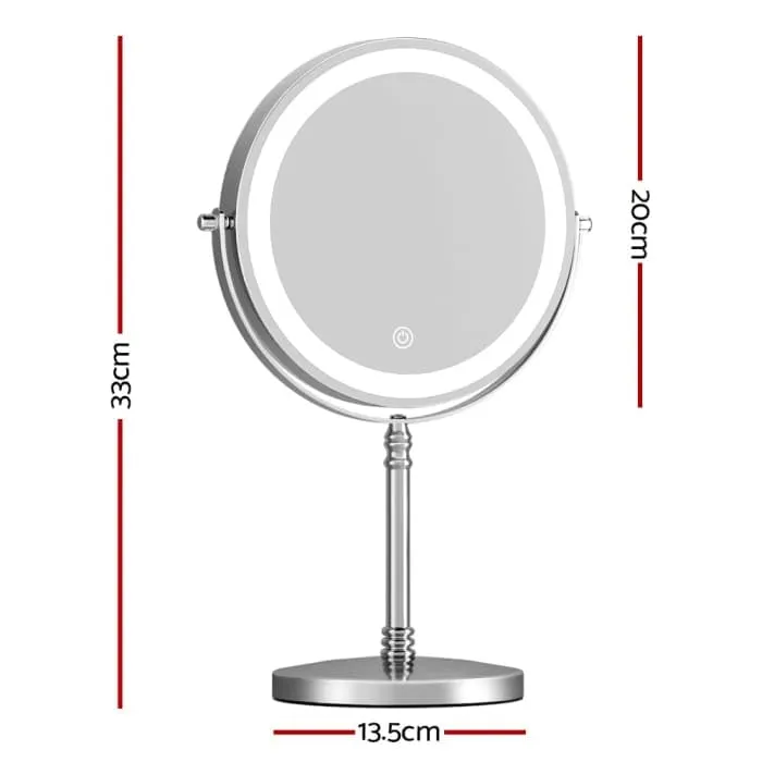 Embellir Makeup Mirror Led Light Cosmetic Round 360° Rotation 10x Magnifying