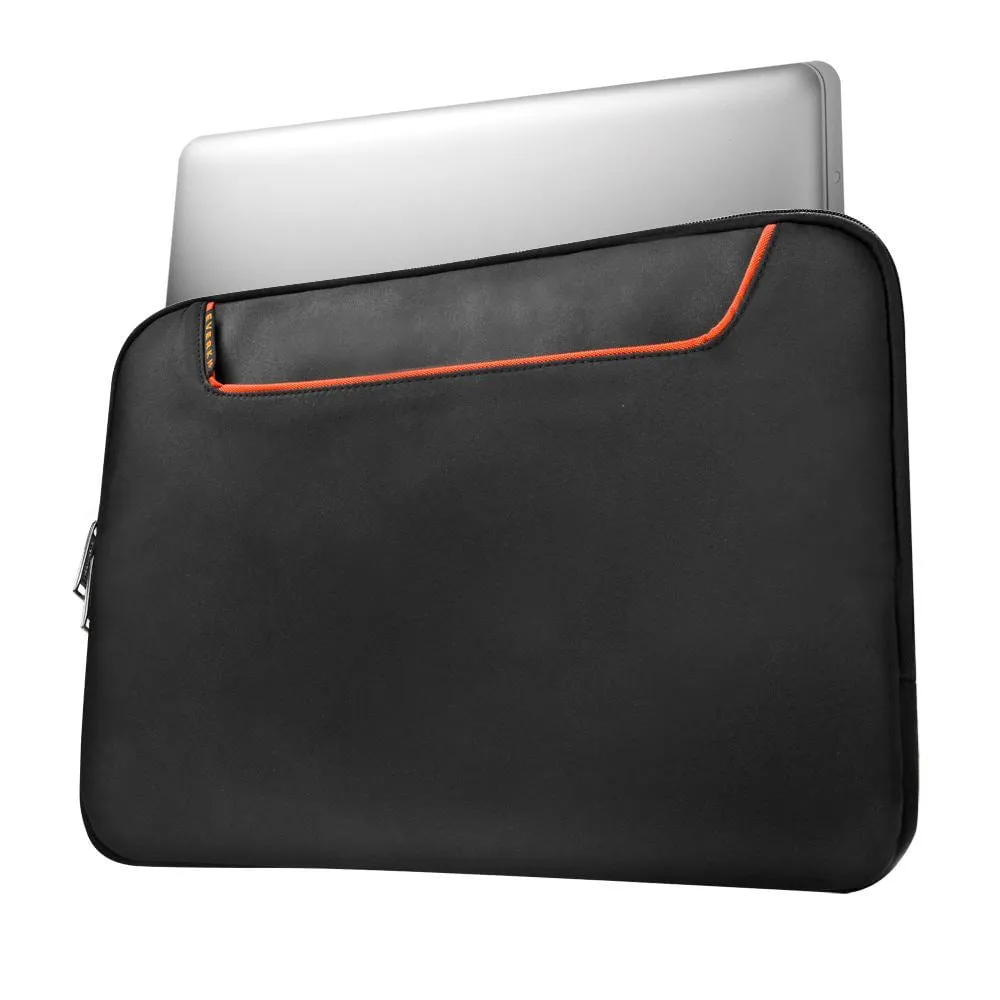 Everki Commute Laptop Sleeve 15.6'', Advanced Memory Foam for Protection, Soft Anti-scratch Inner Lining, Front Stash Pocket, Stow-away Carrying Handles