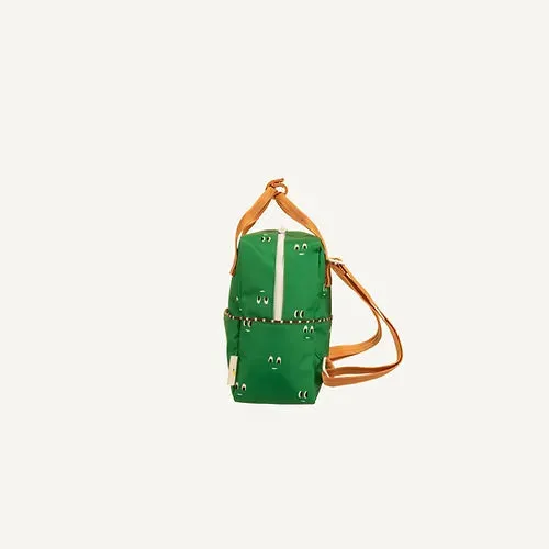 Eyes Small Backpack - Golf Green