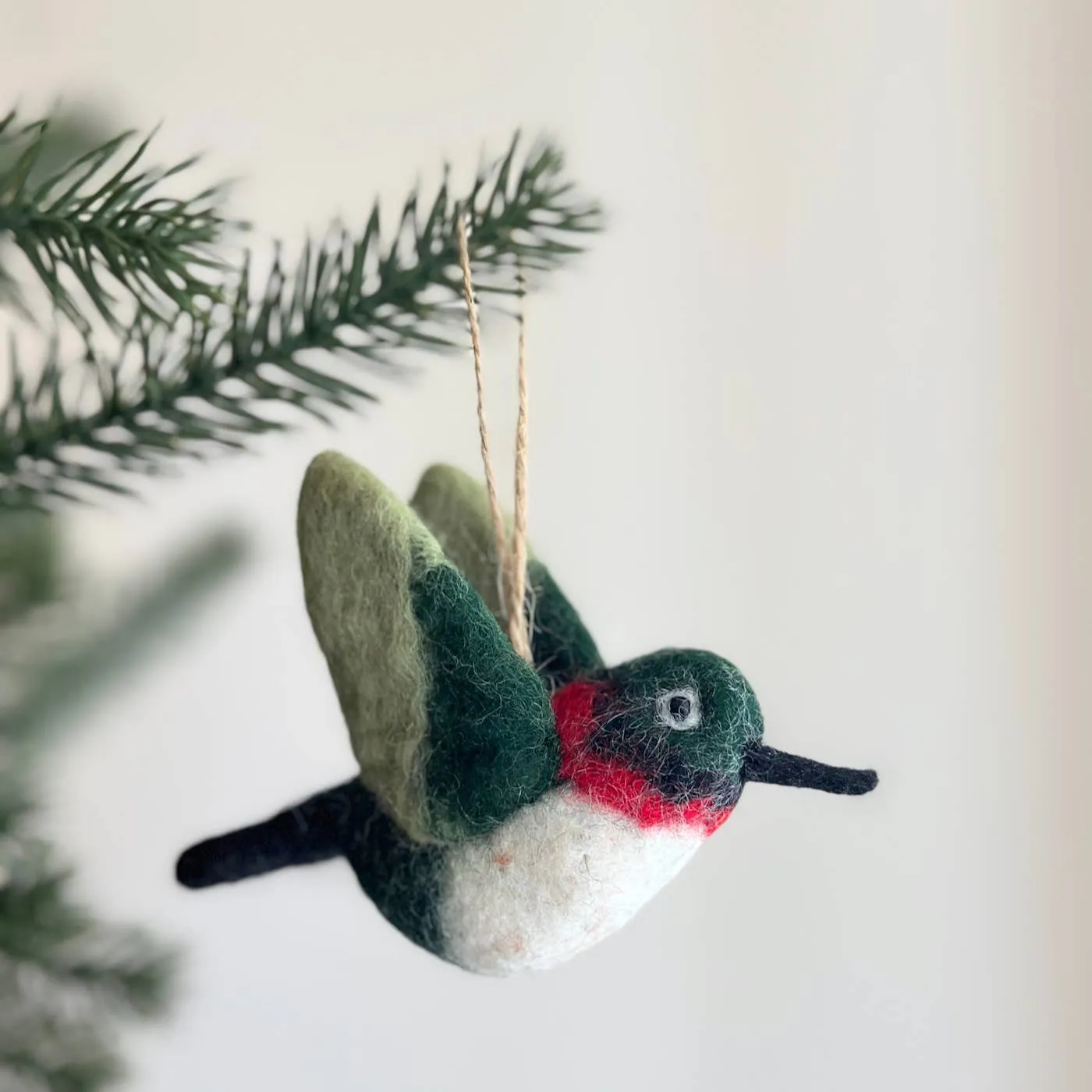 Felt Humming Bird Ornament