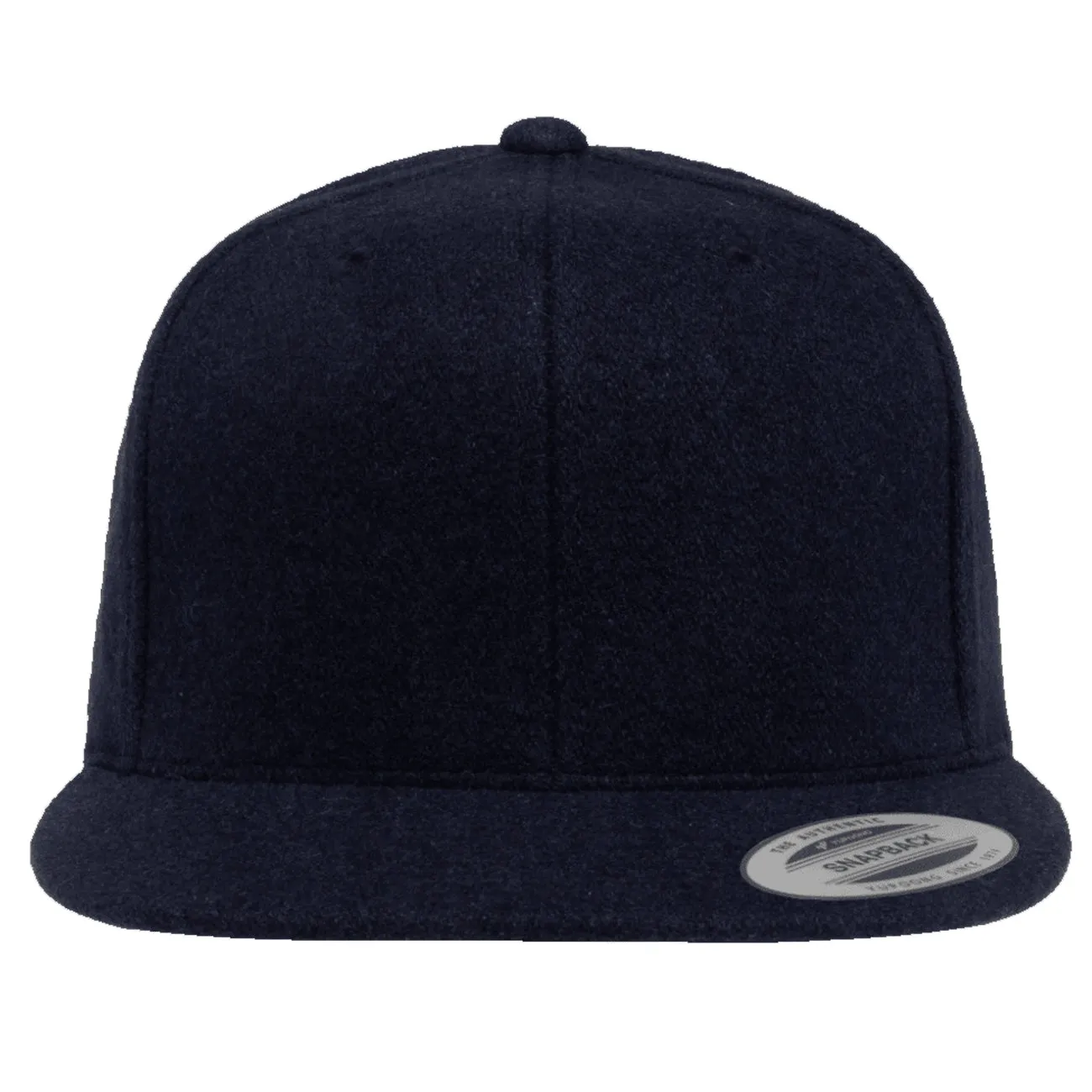 Flexfit Yupoong Classic Melton Wool Snapback Hat