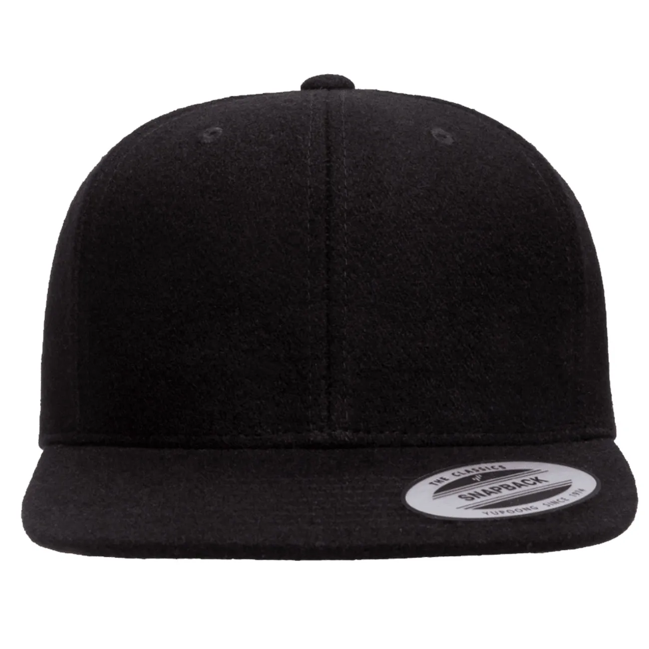 Flexfit Yupoong Classic Melton Wool Snapback Hat