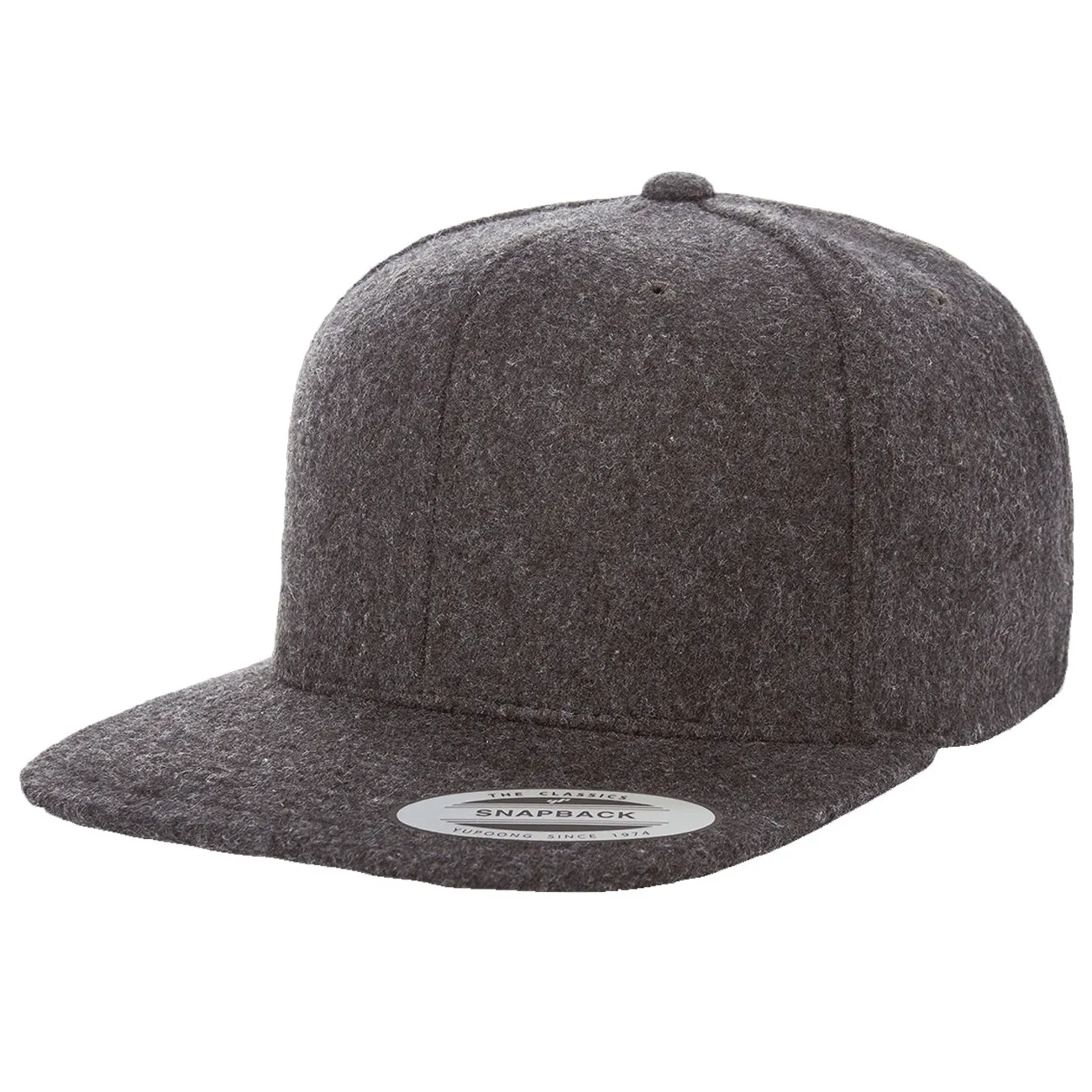 Flexfit Yupoong Classic Melton Wool Snapback Hat