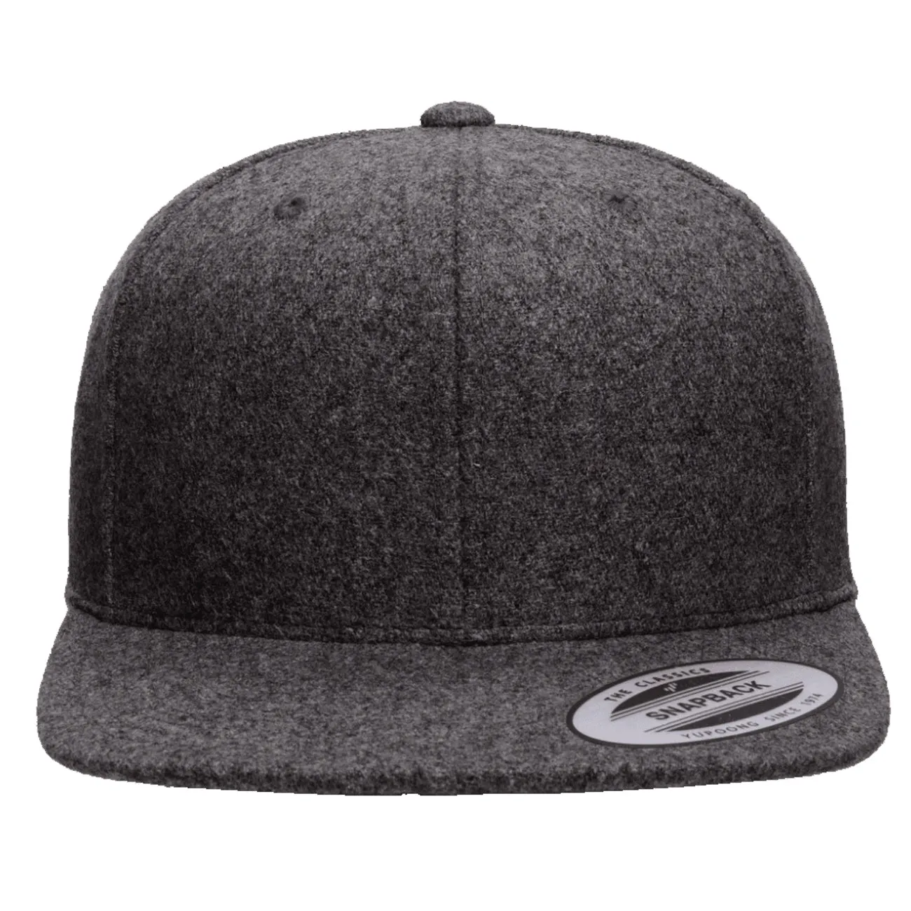 Flexfit Yupoong Classic Melton Wool Snapback Hat