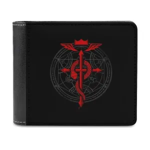 Fullmetal Alchemist Flamel Fashion Credit Card Wallet Leather Wallets Personalized Wallets For Men And Women Fullmetal