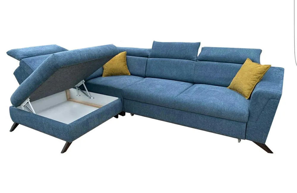 Gala Sectional Sofa with bed and storage