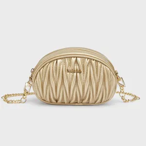 Gold Leatherette Bag