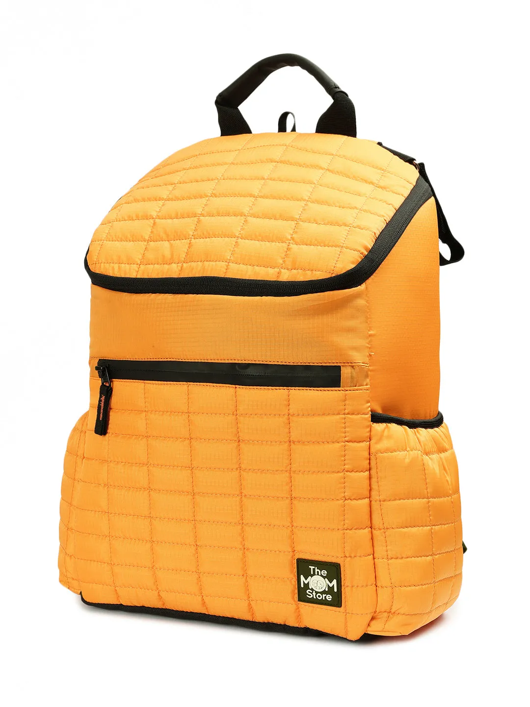 Golden Glow Quilted Diaper Bag